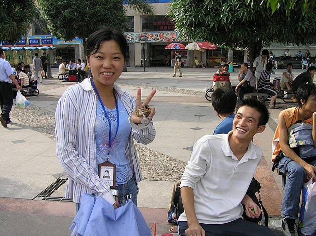 A) the playground supervisor - train station in Nanning.JPG